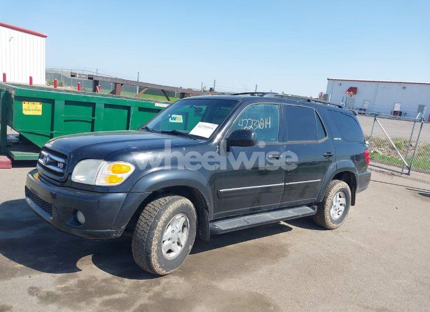 Photo 2 of 2002 Toyota Sequoia LIMITED V8 (VIN 5TDBT48A12S087265)