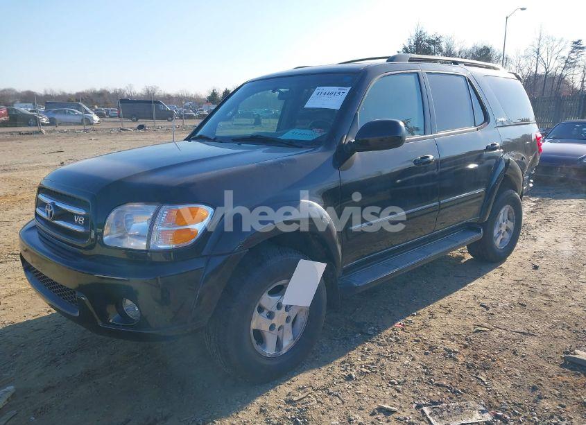 Photo 2 of 2002 Toyota Sequoia LIMITED (VIN 5TDBT48A52S060263)