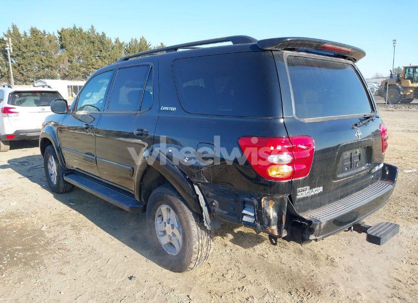 Photo 3 of 2002 Toyota Sequoia LIMITED (VIN 5TDBT48A52S060263)