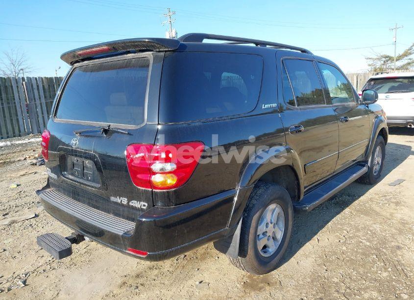 Photo 4 of 2002 Toyota Sequoia LIMITED (VIN 5TDBT48A52S060263)