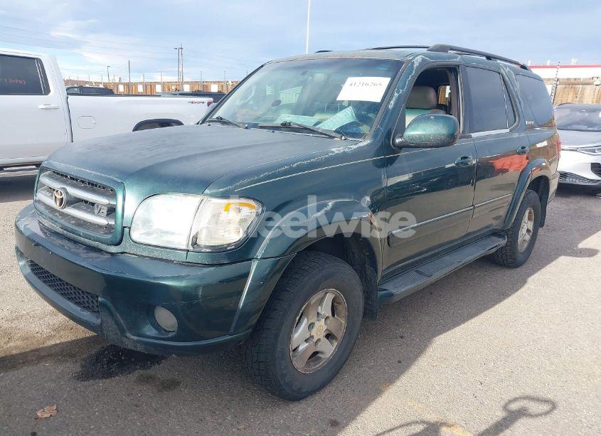 Photo 2 of 2002 Toyota Sequoia LIMITED (VIN 5TDBT48A62S075399)