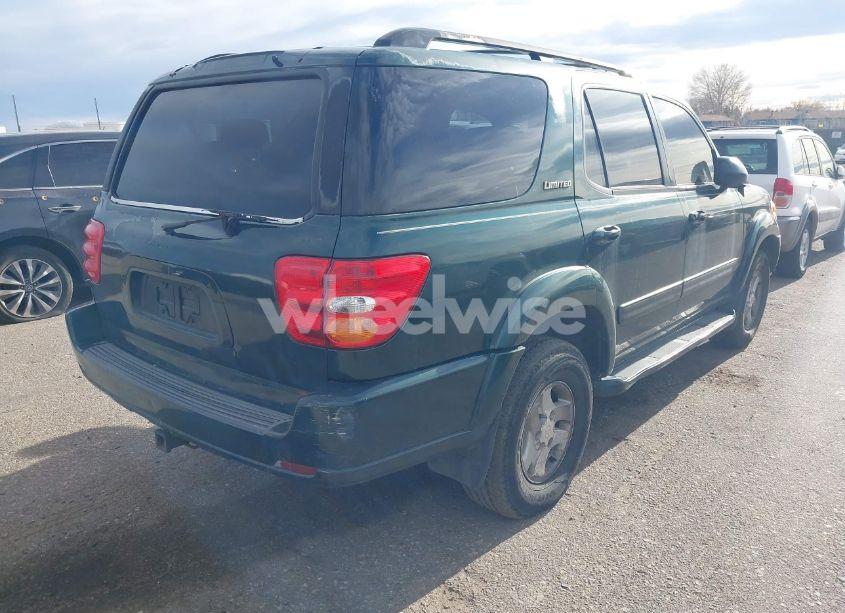 Photo 4 of 2002 Toyota Sequoia LIMITED (VIN 5TDBT48A62S075399)