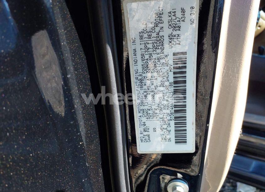 Photo 8 of 2004 Toyota Sequoia LIMITED V8 (VIN 5TDBT48AX4S231186)