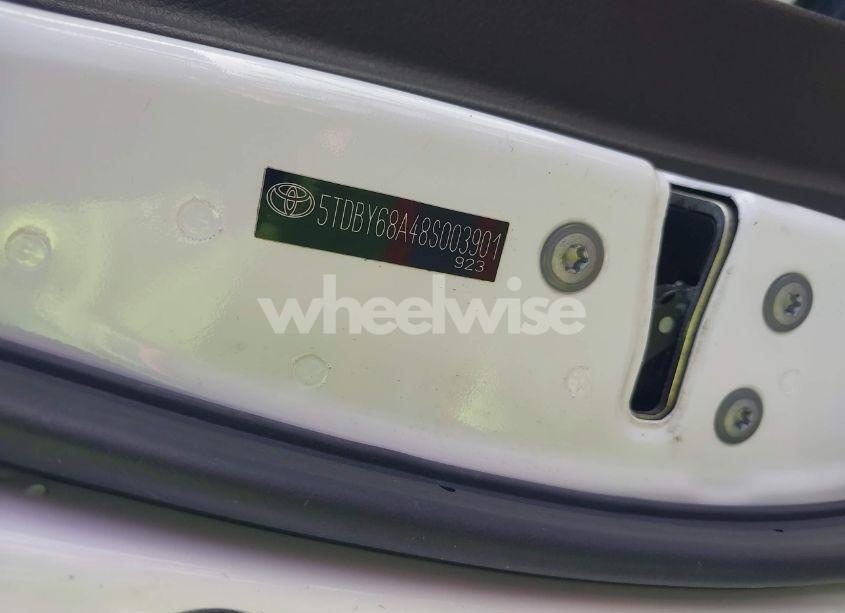 Photo 9 of 2008 Toyota Sequoia LIMITED 5.7L V8 (VIN 5TDBY68A48S003901)