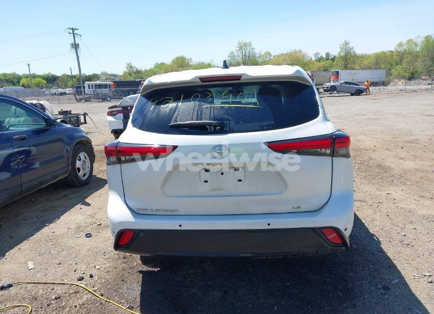 Photo 16 of 2022 Toyota Highlander LE (VIN 5TDBZRBH5NS580954)