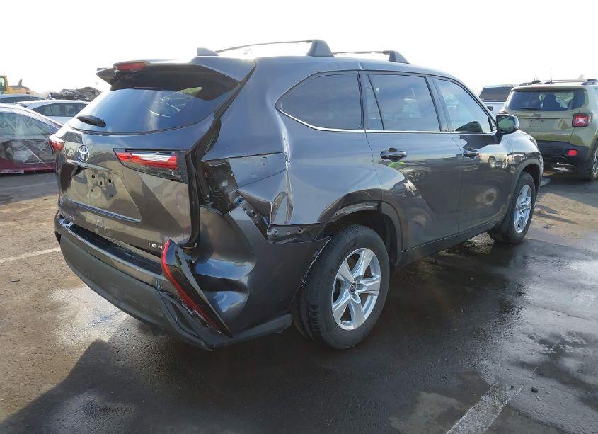 Photo 4 of 2021 Toyota Highlander LE (VIN 5TDBZRBH9MS535563)