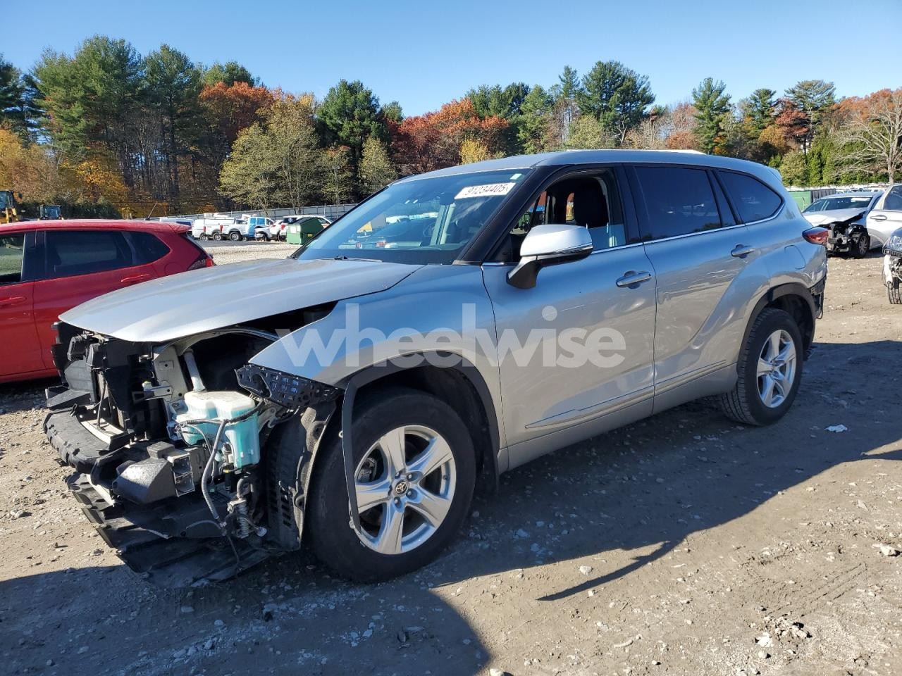 2022 TOYOTA HIGHLANDER L (VIN 5TDBZRBH9NS164972) main photo