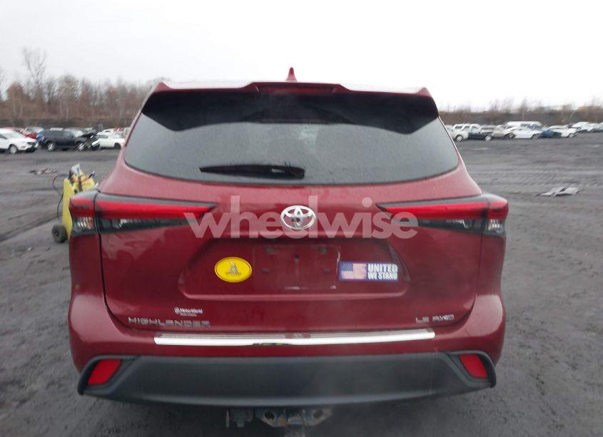 Photo 16 of 2021 Toyota Highlander LE (VIN 5TDBZRBHXMS537905)