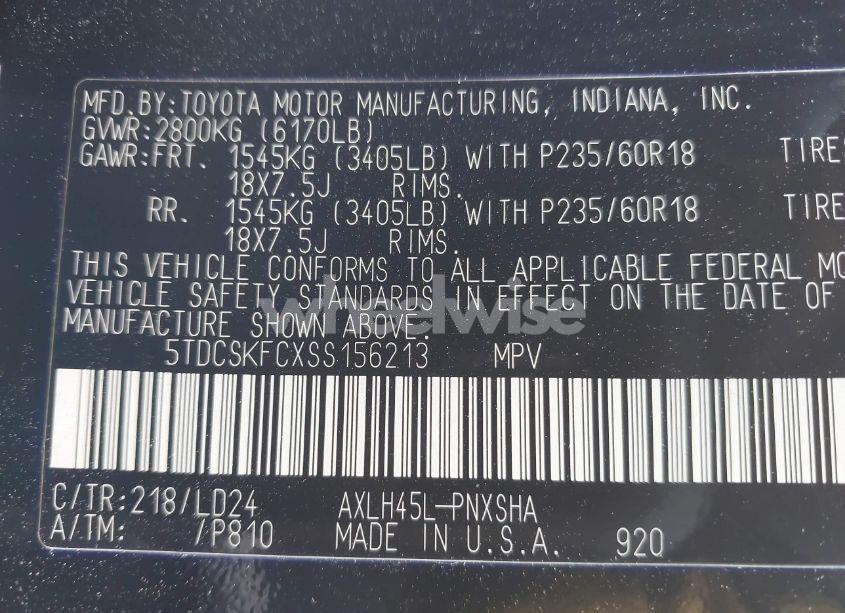 Photo 9 of 2025 Toyota Sienna WOODLAND EDITION/XSE (VIN 5TDCSKFCXSS156213)