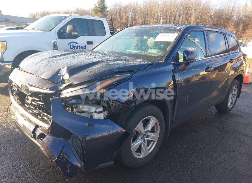 Photo 2 of 2021 Toyota Highlander L (VIN 5TDCZRBHXMS558189)