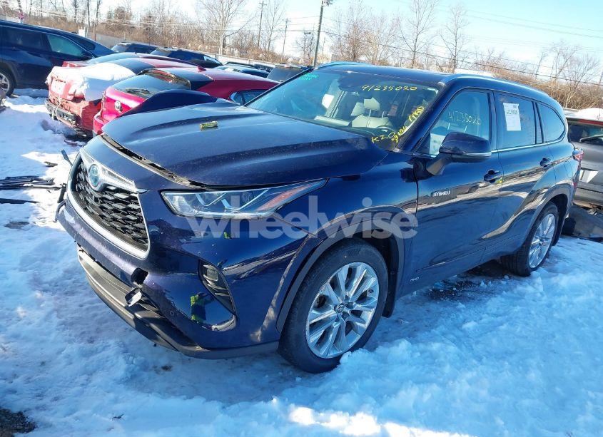 Photo 2 of 2021 Toyota Highlander HYBRID LIMITED (VIN 5TDDBRCH5MS519050)
