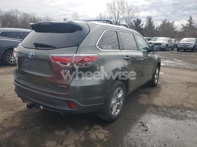 Photo 3 of 2016 TOYOTA HIGHLANDER HYBRID LIMITED (VIN 5TDDCRFH0GS019083)