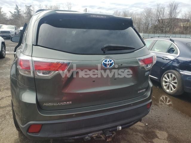 Photo 4 of 2016 TOYOTA HIGHLANDER HYBRID LIMITED (VIN 5TDDCRFH0GS019083)