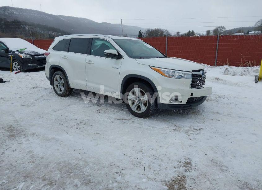 2016 Toyota Highlander HYBRID LIMITED PLATINUM V6 (VIN 5TDDCRFH1GS019173) main photo