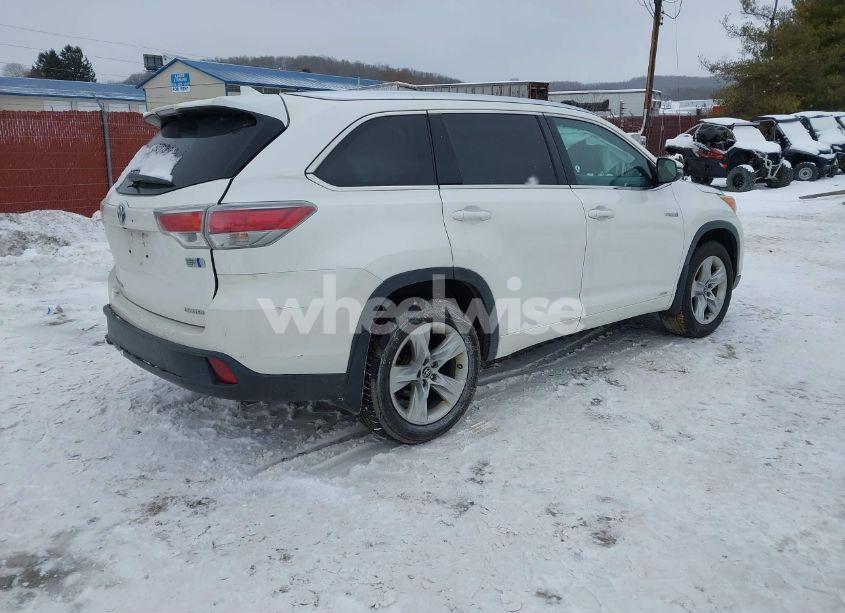 Photo 4 of 2016 Toyota Highlander HYBRID LIMITED PLATINUM V6 (VIN 5TDDCRFH1GS019173)
