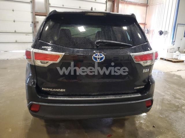 Photo 13 of 2016 TOYOTA HIGHLANDER HYBRID LIMITED (VIN 5TDDCRFH2GS017447)