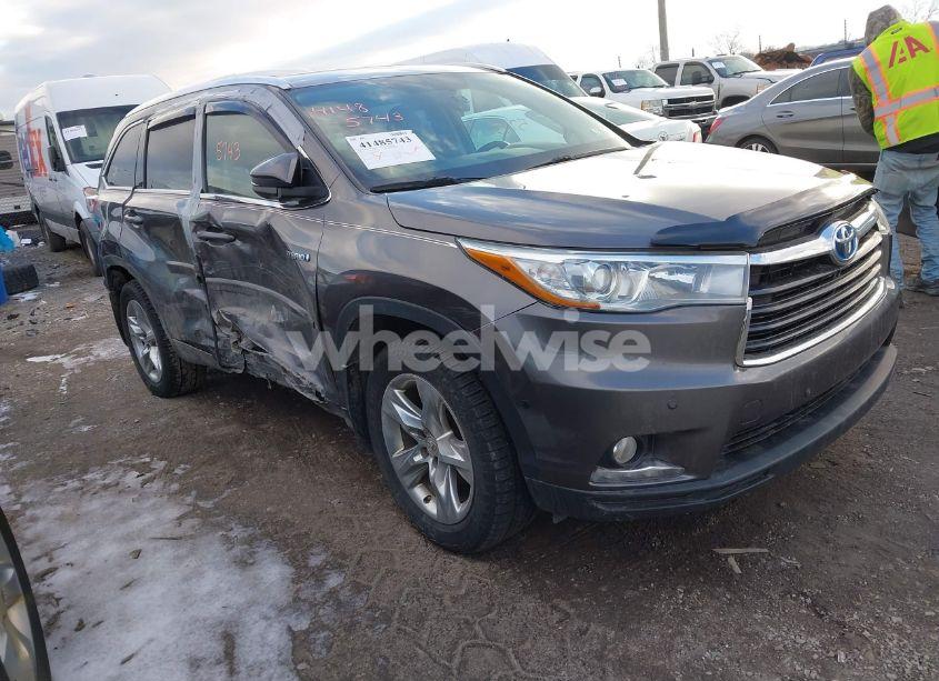 2015 Toyota Highlander HYBRID LIMITED (VIN 5TDDCRFH4FS009994) main photo