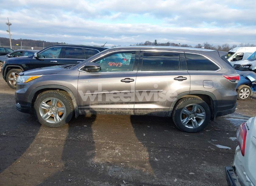 Photo 14 of 2015 Toyota Highlander HYBRID LIMITED (VIN 5TDDCRFH4FS009994)