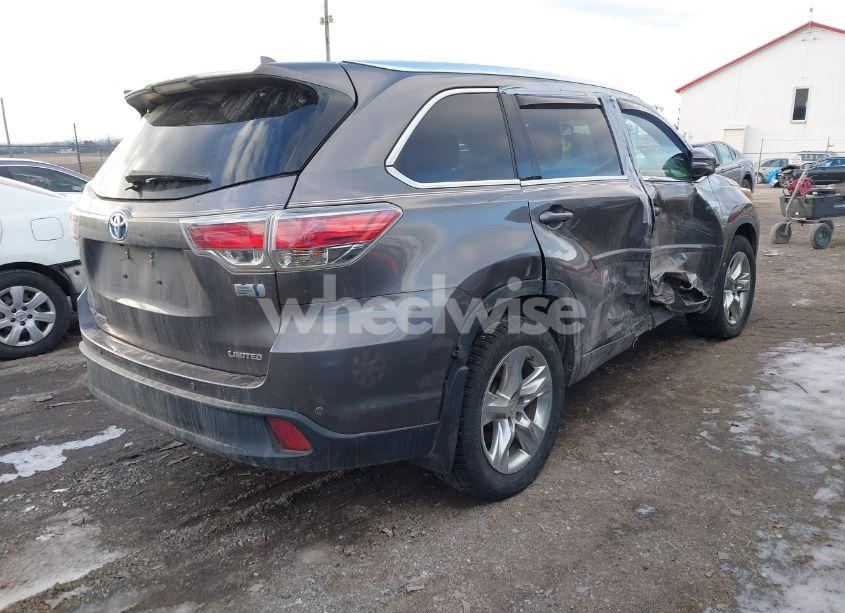 Photo 4 of 2015 Toyota Highlander HYBRID LIMITED (VIN 5TDDCRFH4FS009994)