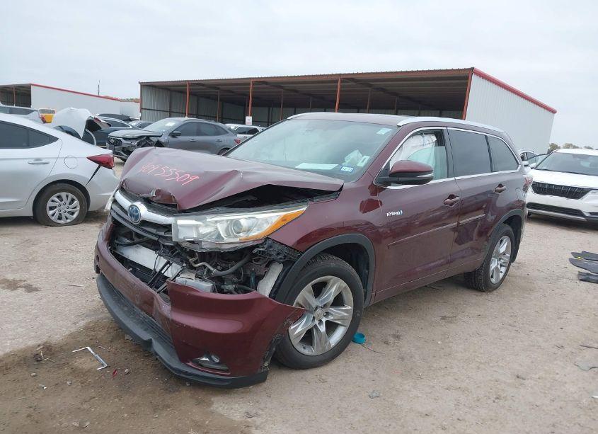 Photo 2 of 2014 Toyota Highlander HYBRID LIMITED (VIN 5TDDCRFH5ES004477)