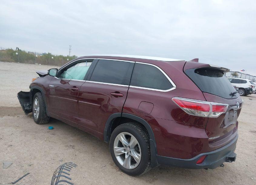 Photo 3 of 2014 Toyota Highlander HYBRID LIMITED (VIN 5TDDCRFH5ES004477)