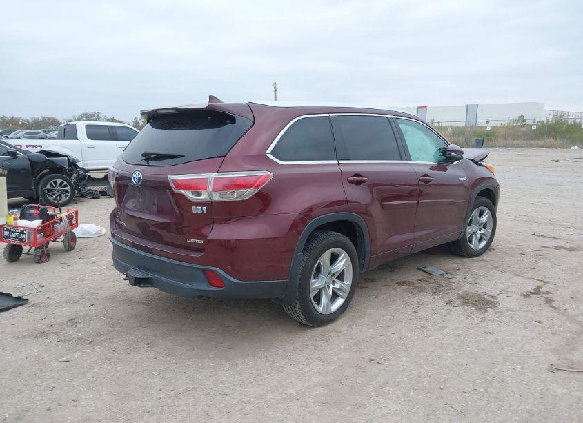 Photo 4 of 2014 Toyota Highlander HYBRID LIMITED (VIN 5TDDCRFH5ES004477)