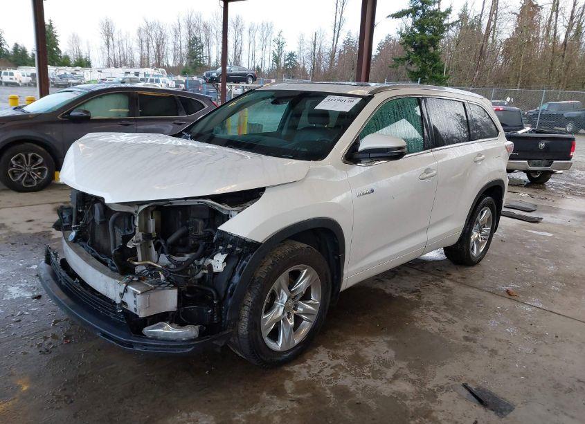 Photo 2 of 2015 Toyota Highlander HYBRID LIMITED PLATINUM V6 (VIN 5TDDCRFHXFS008459)