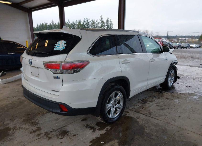 Photo 4 of 2015 Toyota Highlander HYBRID LIMITED PLATINUM V6 (VIN 5TDDCRFHXFS008459)