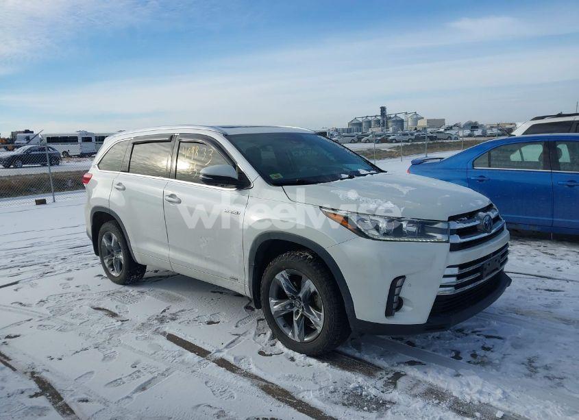 2018 Toyota Highlander HYBRID LIMITED PLATINUM (VIN 5TDDGRFH0JS041001) main photo