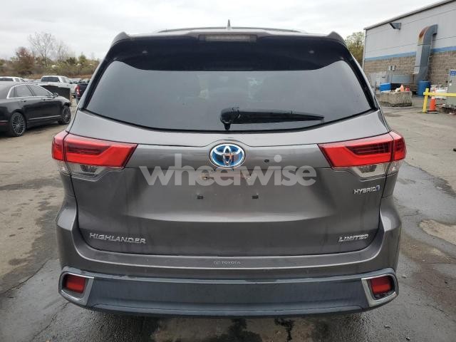 2019 TOYOTA HIGHLANDER HYBRID LIMITED N/A (VIN 5TDDGRFH6KS066857) main photo