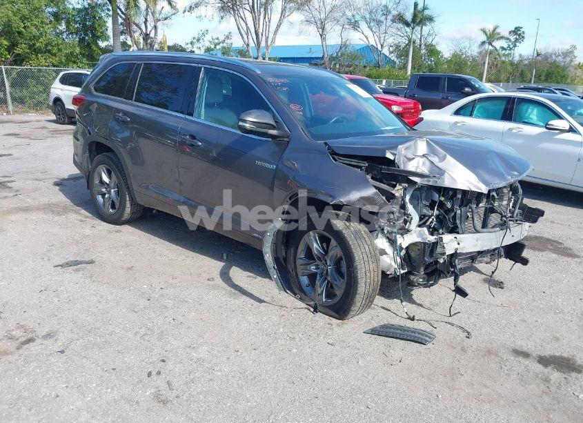 2019 Toyota Highlander HYBRID LIMITED PLATINUM (VIN 5TDDGRFH7KS072831) main photo