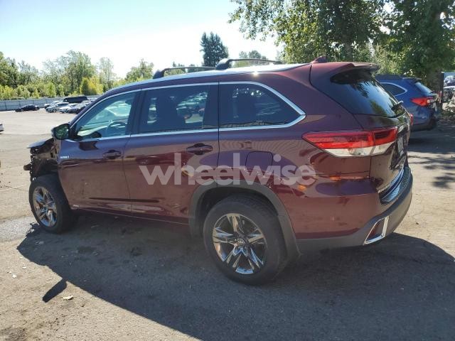 Photo 8 of 2017 TOYOTA HIGHLANDER HYBRID LIMITED (VIN 5TDDGRFH8HS029589)