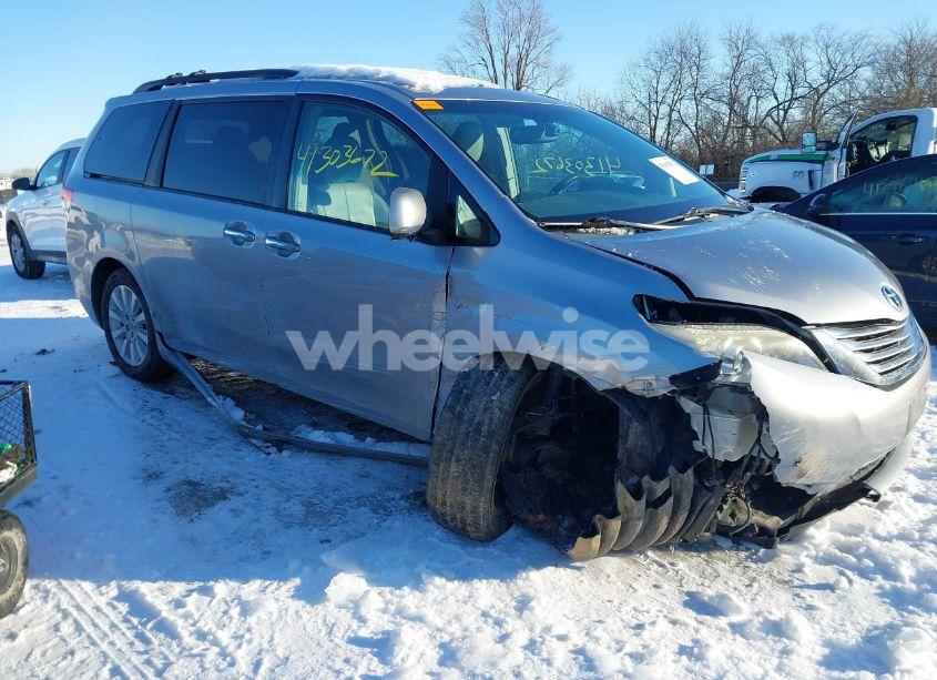 2012 Toyota Sienna XLE/LIMITED (VIN 5TDDK3DC1CS035682) main photo