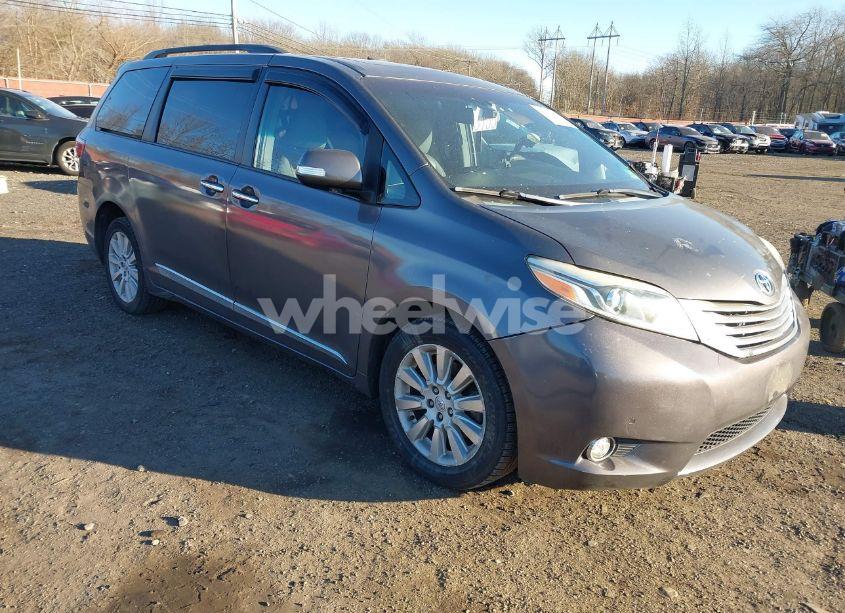 2015 Toyota Sienna LIMITED PREMIUM 7 PASSENGER (VIN 5TDDK3DC5FS096649) main photo