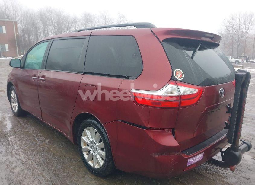 Photo 3 of 2015 Toyota Sienna XLE 7 PASSENGER (VIN 5TDDK3DC5FS106080)