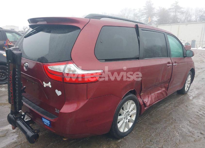 Photo 4 of 2015 Toyota Sienna XLE 7 PASSENGER (VIN 5TDDK3DC5FS106080)