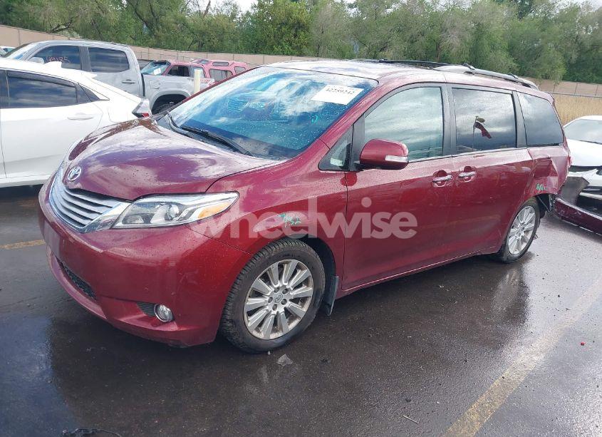 Photo 2 of 2015 Toyota Sienna LIMITED 7 PASSENGER (VIN 5TDDK3DC6FS102345)