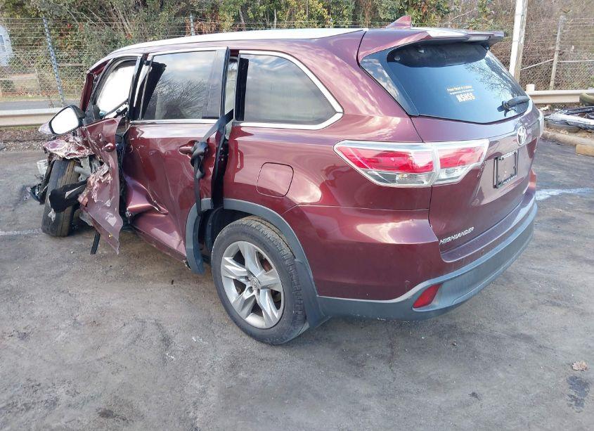 Photo 3 of 2015 Toyota Highlander LIMITED V6 (VIN 5TDDKRFH0FS099437)