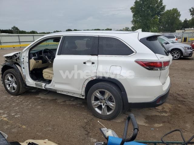 Photo 2 of 2015 TOYOTA HIGHLANDER LIMITED (VIN 5TDDKRFH0FS166425)