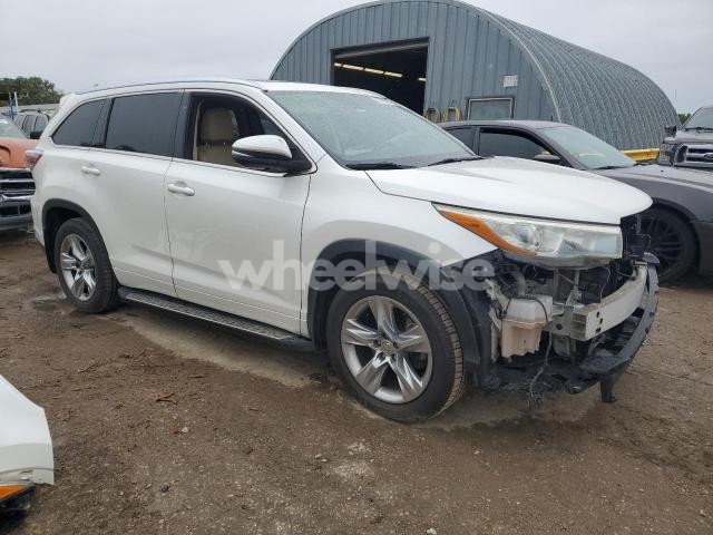 Photo 4 of 2015 TOYOTA HIGHLANDER LIMITED (VIN 5TDDKRFH0FS166425)
