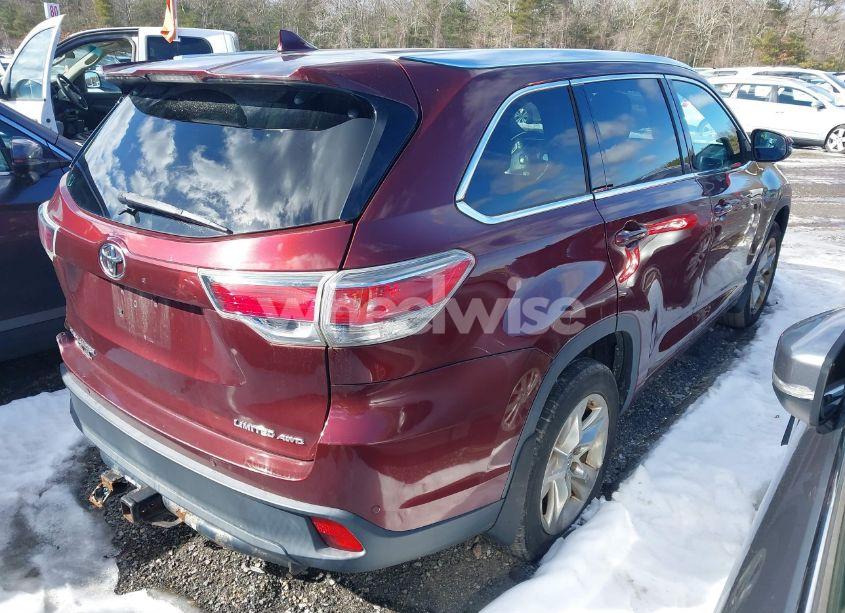 Photo 4 of 2014 Toyota Highlander LIMITED V6 (VIN 5TDDKRFH1ES012322)