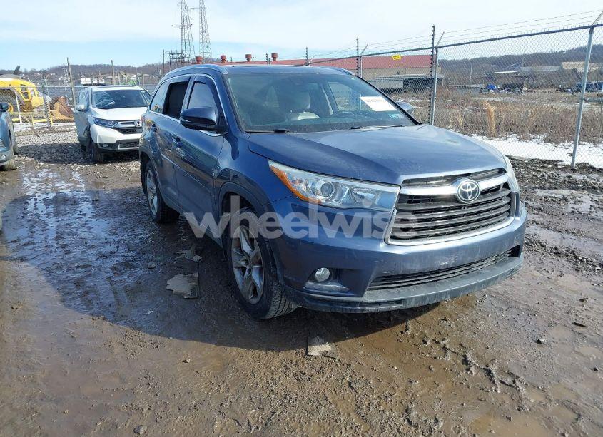 2015 Toyota Highlander LIMITED PLATINUM V6 (VIN 5TDDKRFH1FS141582) main photo