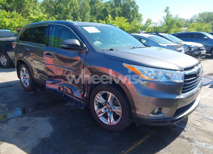 2016 Toyota Highlander LIMITED PLATINUM V6 (VIN 5TDDKRFH1GS294383) main photo