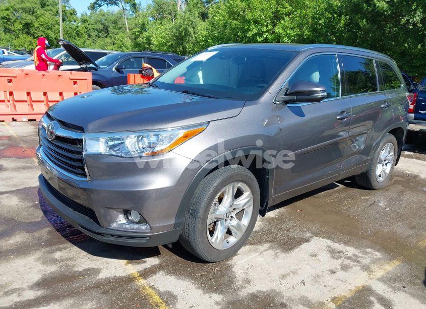 Photo 2 of 2016 Toyota Highlander LIMITED PLATINUM V6 (VIN 5TDDKRFH1GS294383)