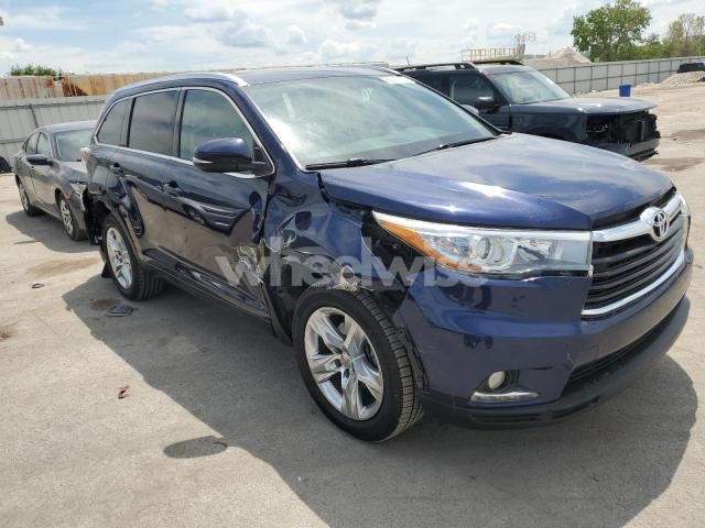 2015 TOYOTA HIGHLANDER LIMITED (VIN 5TDDKRFH2FS118148) main photo