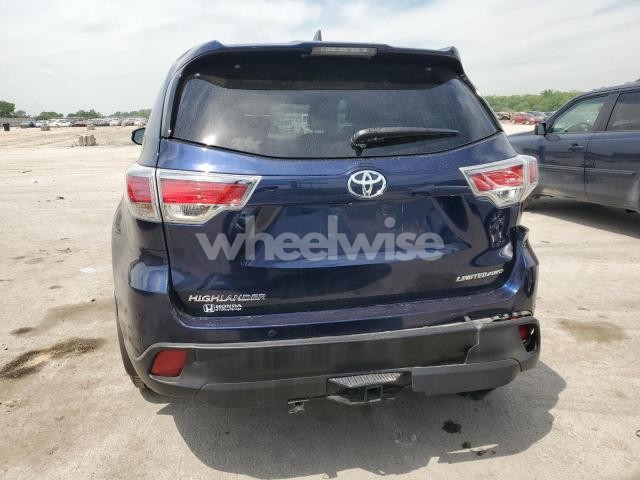 Photo 3 of 2015 TOYOTA HIGHLANDER LIMITED (VIN 5TDDKRFH2FS118148)