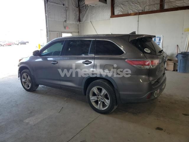 Photo 2 of 2014 TOYOTA HIGHLANDER LIMITED (VIN 5TDDKRFH4ES007843)