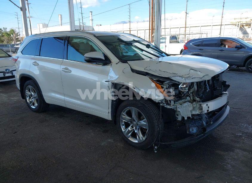 2015 Toyota Highlander LIMITED PLATINUM V6 (VIN 5TDDKRFH4FS151796) main photo