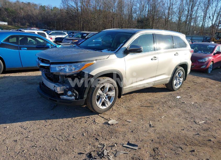 Photo 2 of 2014 Toyota Highlander LIMITED PLATINUM V6 (VIN 5TDDKRFH5ES038678)