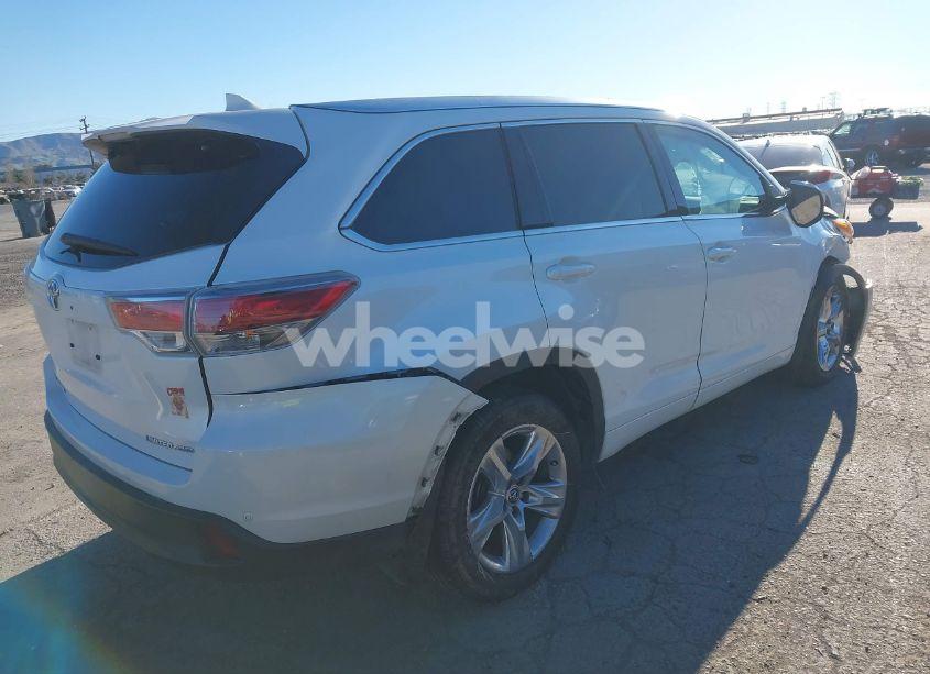 Photo 4 of 2016 Toyota Highlander LIMITED V6 (VIN 5TDDKRFH5GS259488)
